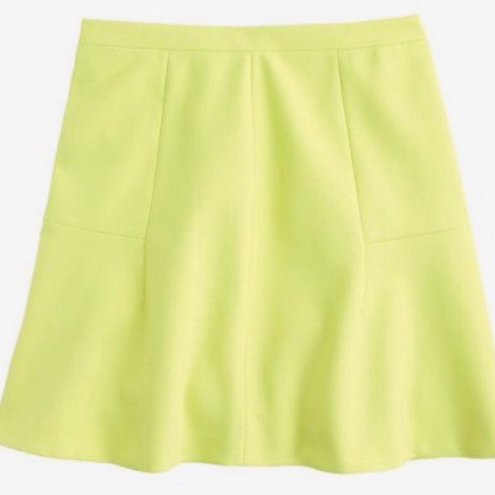 Jcrew Yellow Tulip Skirt